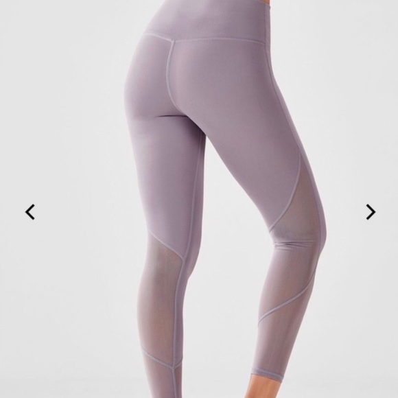 Fabletics Lavender  Mesh Leggings - Picture 7 of 8